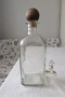 Стъклено шише с кранче , снимка 2