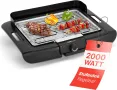 Clatronic Електрическо Барбекю BQ3507 / Електрическа Скара с Реотан 2000W, снимка 3