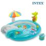 Надуваем басейн за игра и пързалка от INTEX