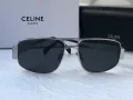 Celine 2024 дамски слънчеви очила овални два цвята сребърни златни, снимка 9