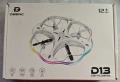 DEERC D13 Мини дрон за деца с избягване на препятствия 6 LED светлинни режима 3 батерии - многоцвете, снимка 1