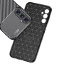 Samsung Galaxy A05s Удароустойчив Carbon Fiber Калъф и Протектор, снимка 3