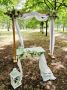 Дървени бохо сватбени арки под наем безплатна доставка, снимка 13