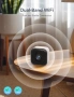 Нови 2 броя WiFi вътрешна камера 2K 3MP, Wi-Fi 6, нощно виждане, Alexа, снимка 3