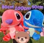 Голяма плюшена играчка Стич, плюшени Лило и Стич/Stitch and Lilo , снимка 1