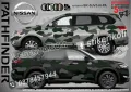 Nissan Rogue SK-SJV3-N-RO Кaмуфлаж Офроуд Джип Пикап Лодка Camouflage Off-Road стикери, снимка 6