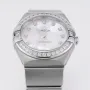 Omega Constellation 33mm Steel MOP Dial Diamond Дамски Различни Варианти, снимка 4