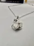 Сребърно колие с мойсанит (Диамант) 1 карат, снимка 8