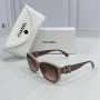 Слънчеви очила с UV400 защита с калъф и кутия Chanel Код D170 - Различни цветове, снимка 3