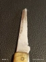 Стар джобен нож с печат ПЕТКО ДЕНЕВ ГАБРОВО за КОЛЕКЦИОНЕРИ 25513, снимка 4