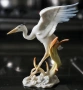 Hutschenreuther Achtziger Germany Porcelain Heron / Crane Bird “Жеръвът” Код P2239, снимка 2