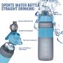 Спортна бутилка за вода- 900мл.,Заключващ механизъм, снимка 6
