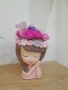 керамична кашпа със сапунено цвете, снимка 13