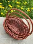 Овални кафяви плетени кошници, снимка 3