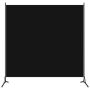 vidaXL Параван за стая, 1 панел, черен, 175x180 см(SKU:320738