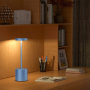 SAKRINGT 2 бр. преносима безжична LED настолна лампа,акумулаторна 5000 mAh/3 цвята/150 lm, снимка 3