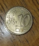 Италианска монета от 2002 F 10 цента, снимка 2