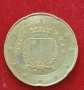 20Евро цента Малта -2008г със символ (F). , снимка 4