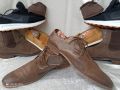 мъжки обувки от естествена кожа DANIEL HECHTER® MEN´S LEATHER LOW SHOES - COGNAC BROWN, N- 43 - 44, снимка 12