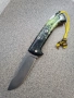 Сгъваем нож ръчно изработен от N690co стомана + ПОДАРЪК кания, снимка 2