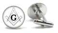 Копчета за Ръкавели Масонски Тамплиер Рицар Freemasons Illuminati Templar Masonic Cufflinks TieClips, снимка 6