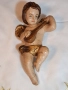 стара дървена статуетка на ангел херувим 29/3, снимка 1