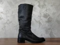  Подплатени дамски ботуши 37 номер , снимка 2