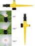 Автоматична градинска пръскачка въртене на 360°, жълто/черно, снимка 6