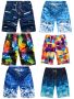 Мъжки плажни къси панталони с анимационни райета, 9цвята , снимка 1 - Къси панталони - 45480405