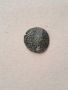 Стара медна монета мангър,1099 г., снимка 2