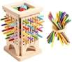 Нови Образователна дървена игра за броене и математика за деца Монтесори с пръчици за пътуване, снимка 1