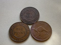 1 пени 1935, 1936, 1943,  Австралия , снимка 1