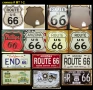 Метални табели ROUTE 66, снимка 1