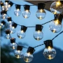 6430 Соларни лампички за градина Соларен гирлянд с 20 LED топки, 5 метра, снимка 4