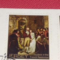 Стар пощенски плик с марки печати Англия за КОЛЕКЦИОНЕРИ 44707, снимка 3 - Филателия - 45262561