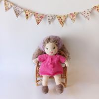 Плетени играчки, кукла ръчна изработка, подарък за момиче,  играчка ръчна изработка, снимка 11 - Кукли - 45387881