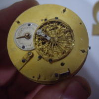 Механика за стар джобен часовник., снимка 3 - Джобни - 44972227