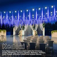 Нови 480 LED Коледни Външни Светлини Метеоритен Дъжд 7.6м Украса двор градина, снимка 4 - Други - 45623897
