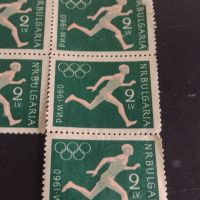 Пощенски марки ОЛИМПИАДАТА РИМ 1960г. НРБ чисти без печат 44599, снимка 4 - Филателия - 45301750