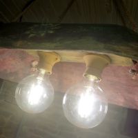 Ръчно изработена винтидж дизайнерска лампа "КАНАТИЦА", снимка 8 - Декорация за дома - 45281090