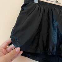 Kate Kasin Къси черни панталонки с ластик и джобове L размер 🖤, снимка 2 - Къси панталони и бермуди - 44993818