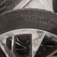Джанти Ауди 18"(ЕТ 29, 8.5J, 66.6) с летни гуми Continental 245/40, снимка 4 - Гуми и джанти - 45362194