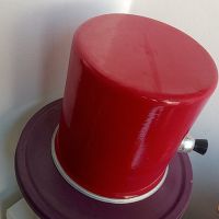 червена млековарка от соц -1л, снимка 5 - Съдове за готвене - 42243604
