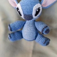 Плетена играчка Стич - Stitch, снимка 6 - Плюшени играчки - 45217840