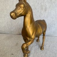 месингова статуетка на кон , снимка 6 - Статуетки - 45700068