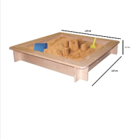 детски дървен пясъчник, снимка 2 - Пластелини, моделини и пясъци - 45041040