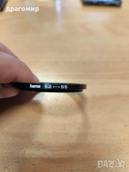 hama 52-55 преходник за филтър, снимка 1