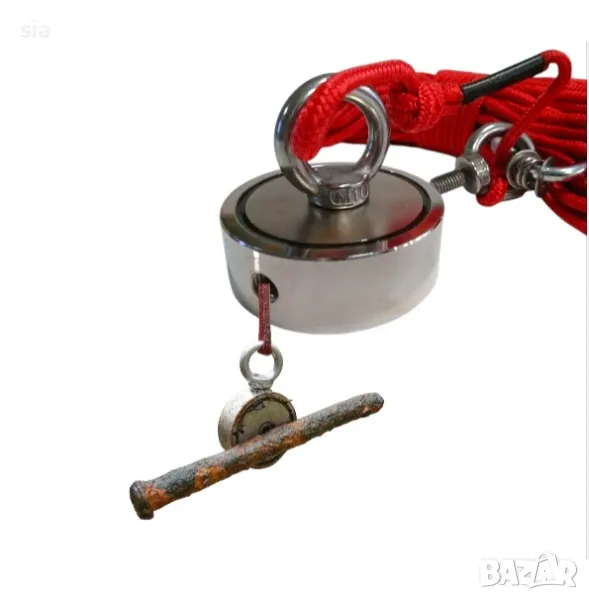 Магнит за вода, Неодимов магнит, търсач, 100кг, снимка 1