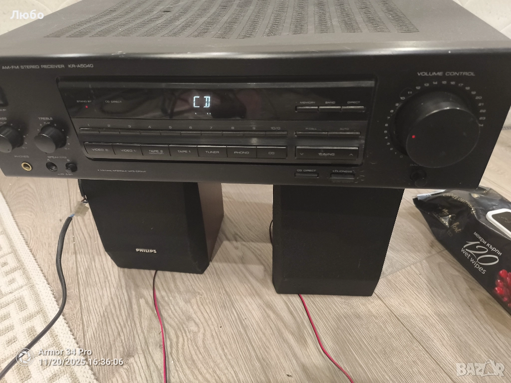 Усилвател ресиивър Kenwood kr a5040, снимка 1