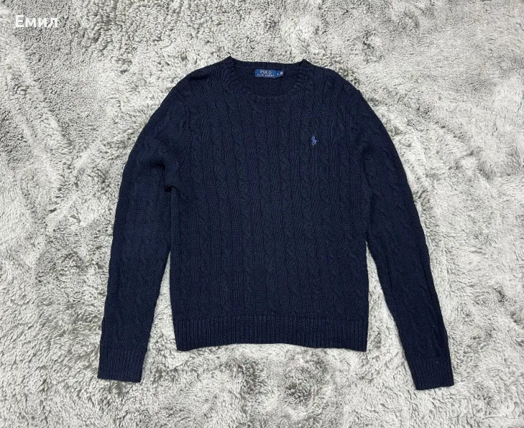 Мъжки пуловер Ralph Laurent Knitted Wool-Cashmere Pullover, Размер М, снимка 1